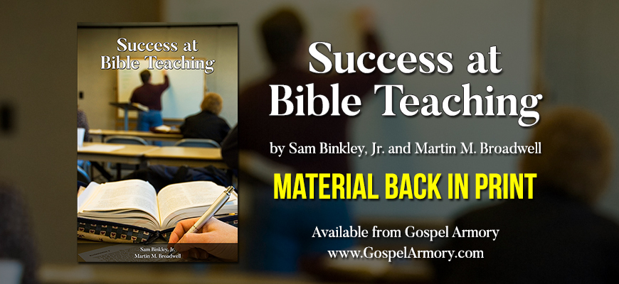 Success at Bible Teaching