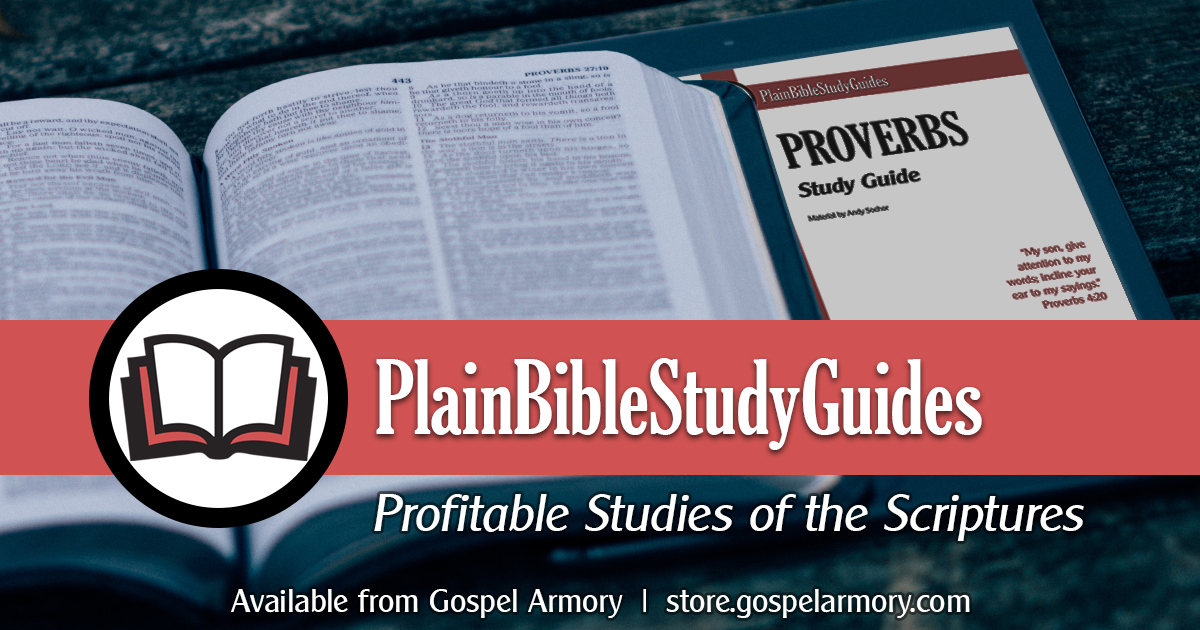 Plain Bible Study Guides